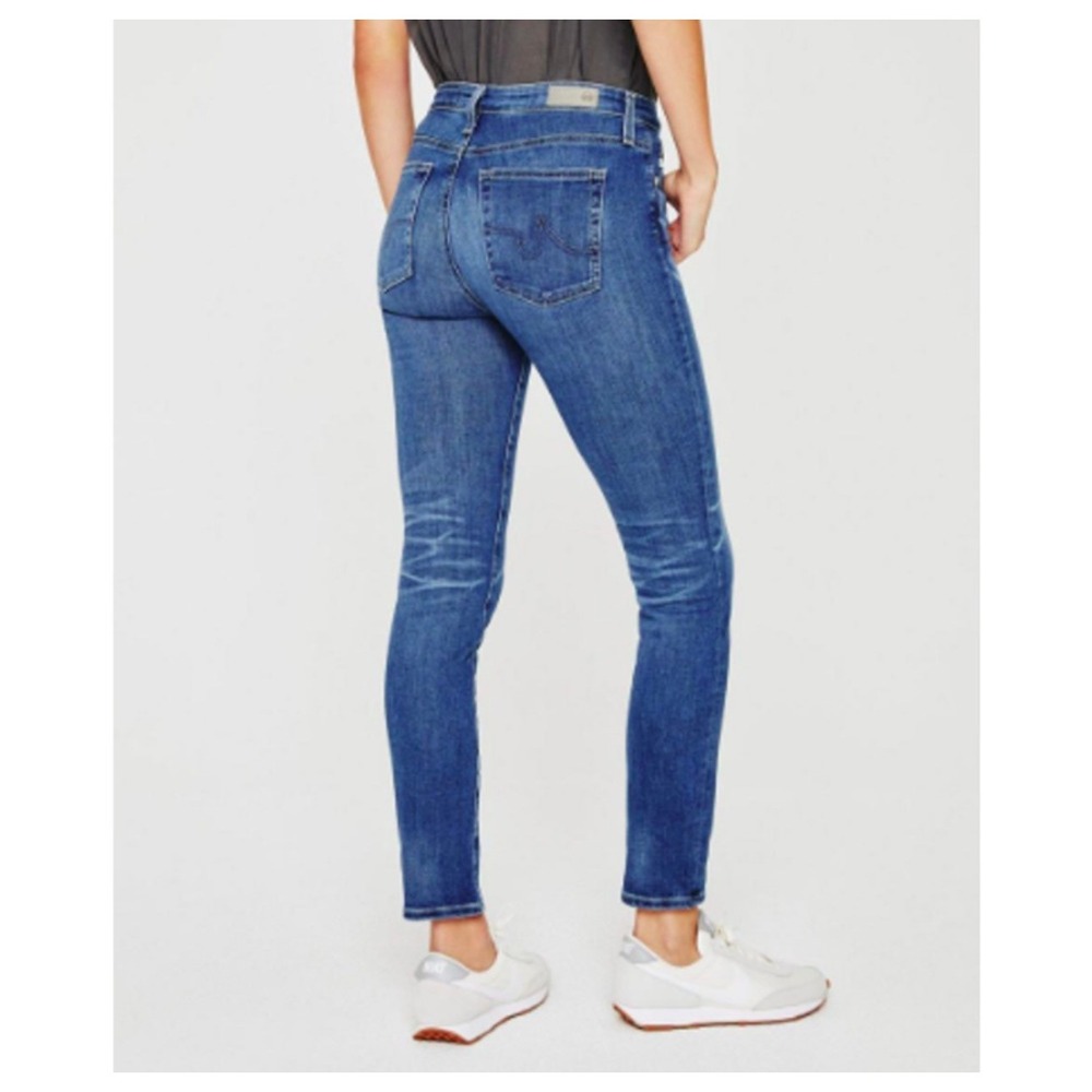 AG Adriano Goldschmied Prima Ankle Jeans 13 Years Central 30 Blue Cigarette